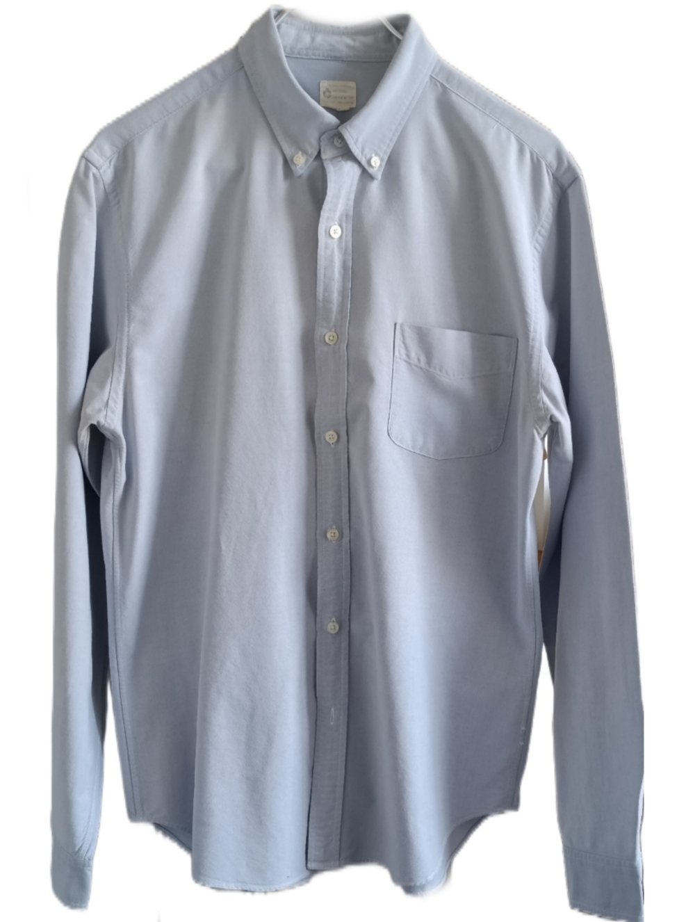 J. Crew Pale Blue Button-Down Vintage Oxford Shirt
